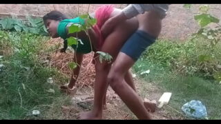 Indian Big Ass Escort Girl Standing Doggystyle Fuck Anal By Client In Outdoor Video